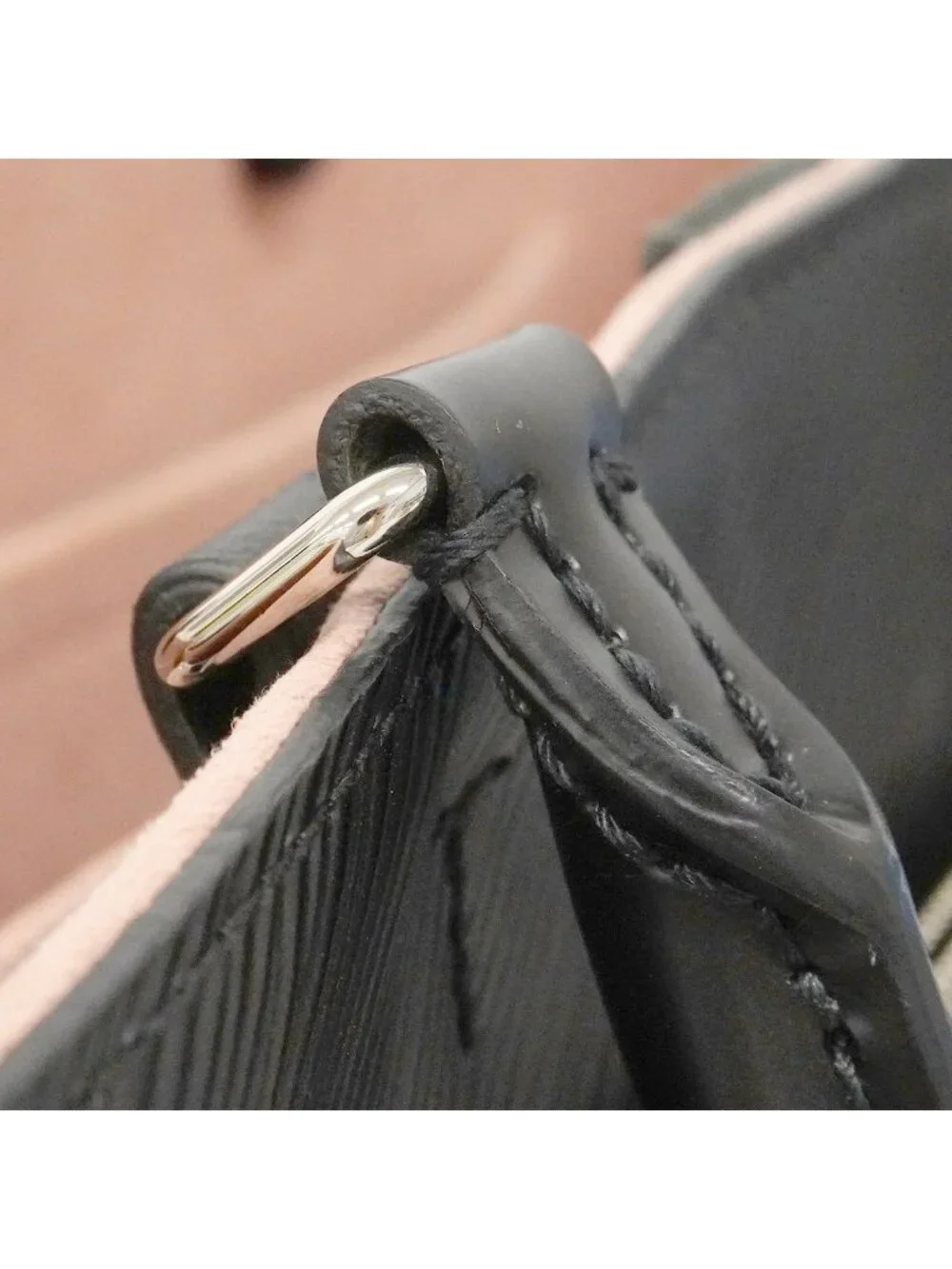 Louis Vuitton Handbag Epi Marelle Tote MM Noir Rosevalerine 2-Way